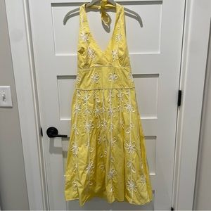 Lilly Pulitzer Vintage Embroidered Willa Halter Dress